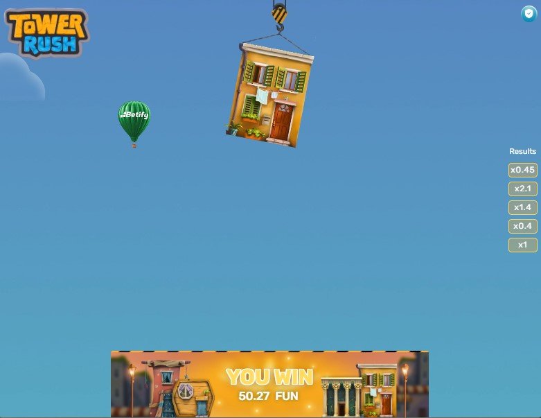 Tower Rush Gewinne